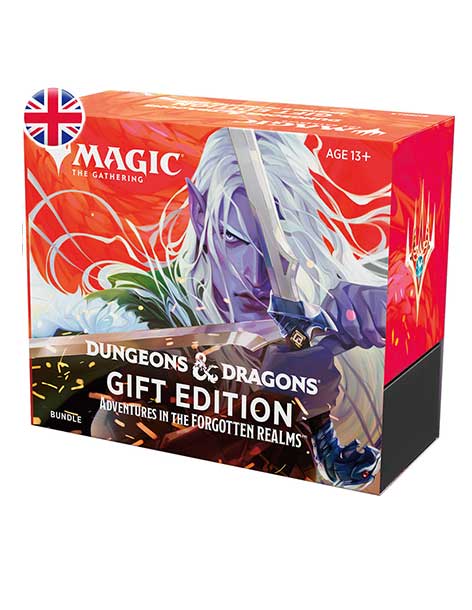 Forgotten Realms AFR Gift Edition Empty MTG Fat Pack Storage Box - Foil - NM