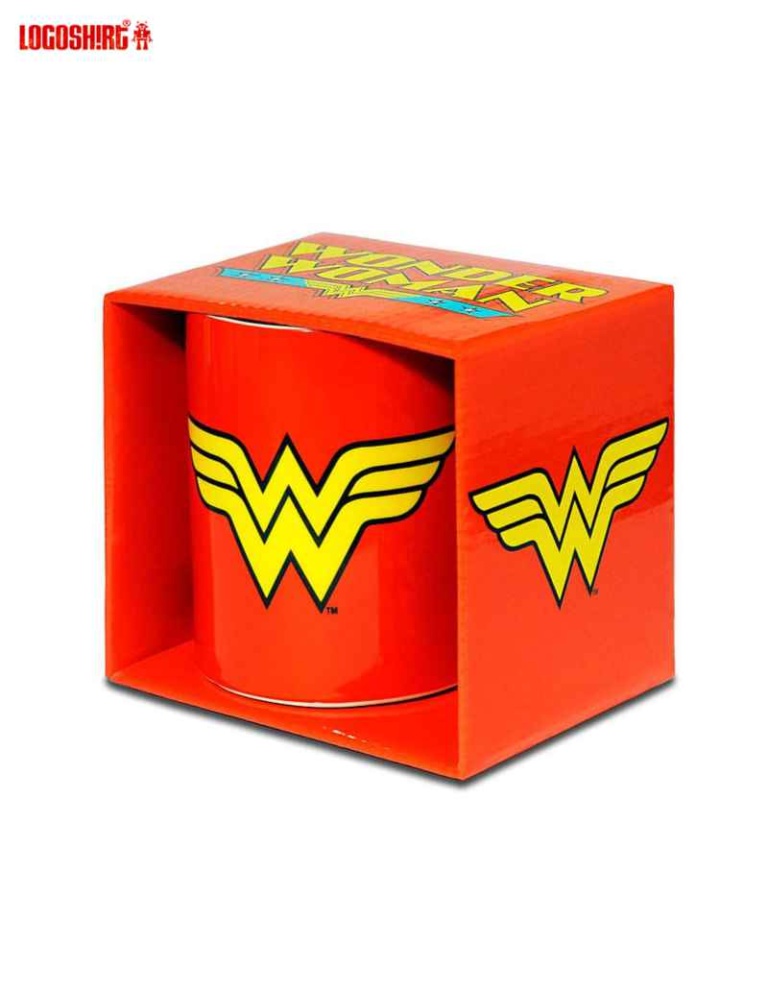 Wonder Woman Tazza Da Viaggio In Metallo - 425 Ml - Coperchio Richiudibile, Termica, Licenza Ufficiale