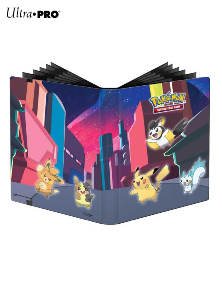 Álbum De Cartas Pokémon Con Cremallera Y 9 Bolsillos Por Hoja, 50 Hojas, Capacidad Para 900 Cartas, Cubierta De Piel Impermeable Y Estructura Rígida