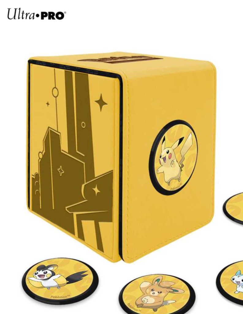 PIKACHU ALCOVE CLICK - YELLOW DECK BOX - POKEMON | Arte9