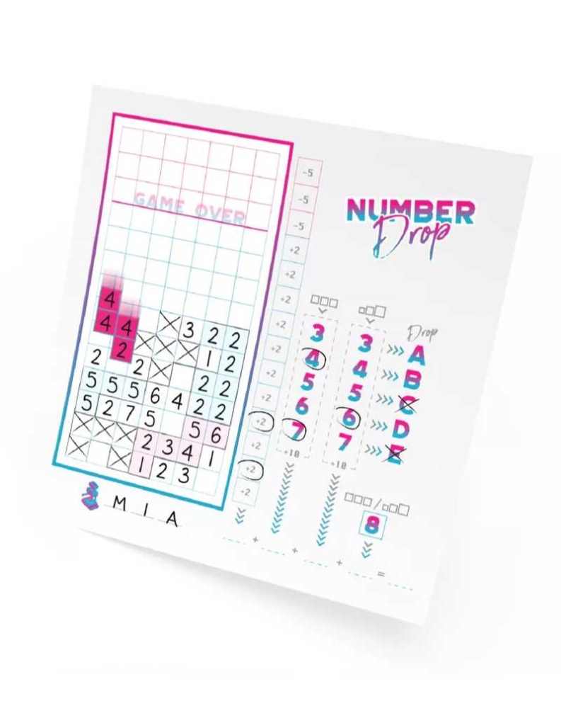 Drop Numder Color NUMBER DROP | Arte9