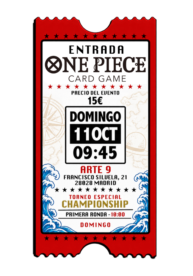 ENTRADA ONE PIECE 26 10